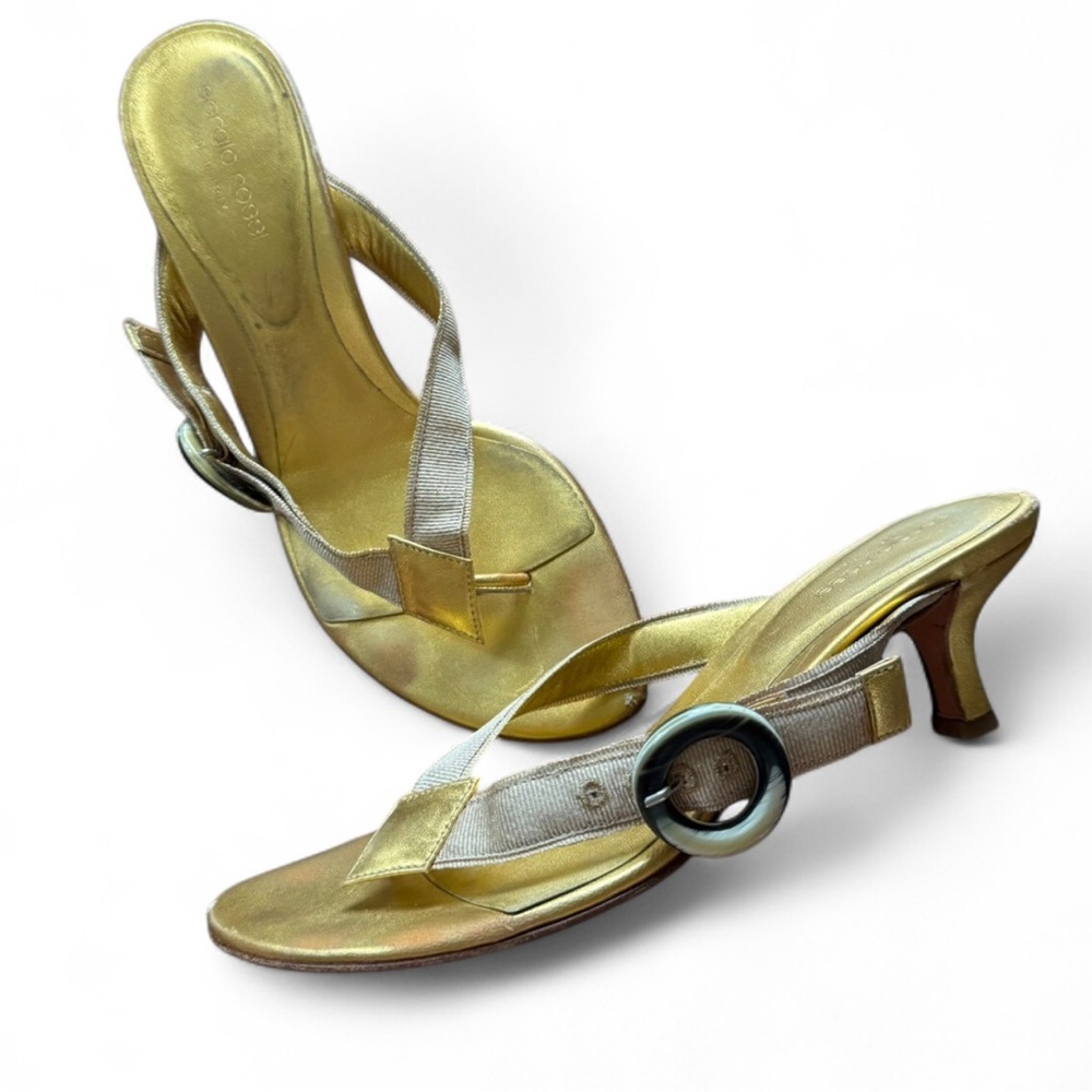 Vintage Sergio Rossi kitten heels